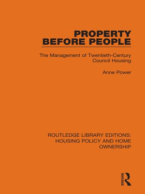 cover image of Property Before People